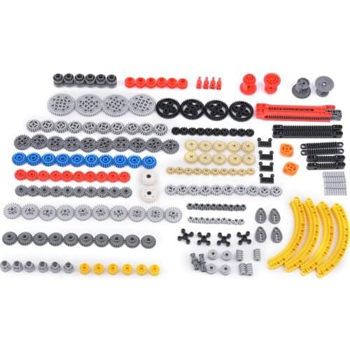 DIY Educational high-tech Parts Gearbox Gear Parts For Standard Building Block Brands For Children Birthday Gift - Random Color