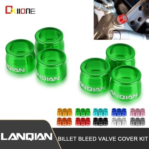 Motorcycle Billet Bleed Valve Cover Kit Parts For KAWASAKI ER6F ER6N ABS Ninja 600 636 1000 ZX10RZX 6R Z 1000 SX ABS Z750 R