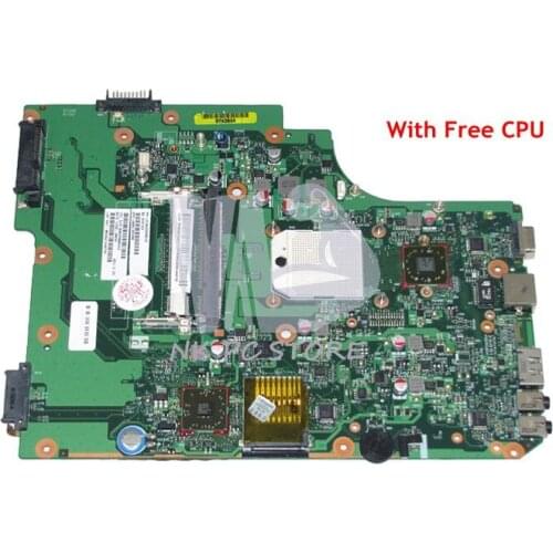 NOKOTION V000185580 Laptop Motherboard For Toshiba Satellite L505 L505D Main Board 1310A2250810 Socket S1 DDR2 Free CPU