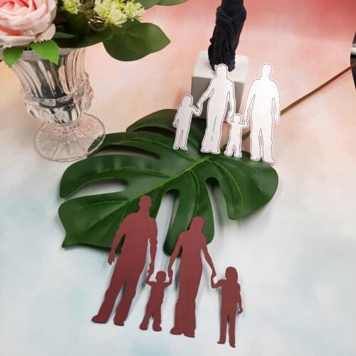 Family member metal cutting dies 2019 new DIY scrapbook album paper card decorative crafts embossing mould