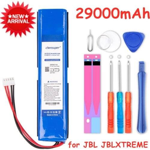 Chensuper new 29000mah battery for JBL XTREME Xtreme GSP0931134 Batterie tracking number+tools