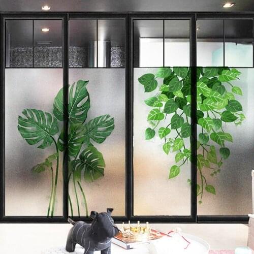 Window Glass Privacy Film Frosted Stained Glass Sticker Window Film Static Cling PVC WaterProof Privacy Protection Stickers DIY