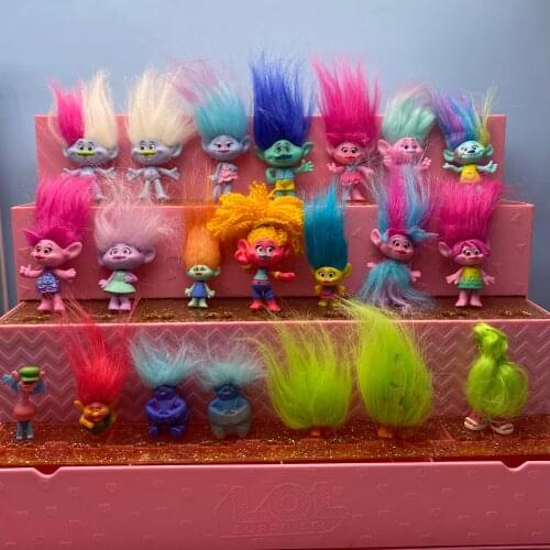 Original and many styles to choose from magic hair elves magic hair long hair troll doll childrens toy gifts