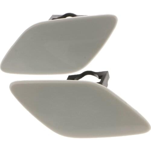 Pair Headlight Washer Cover Cap Front Bumper For BMW E92 E93