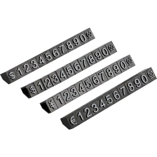 Shelf Label Digital Tag Display Jewelry Pricing Cubes Price Tags