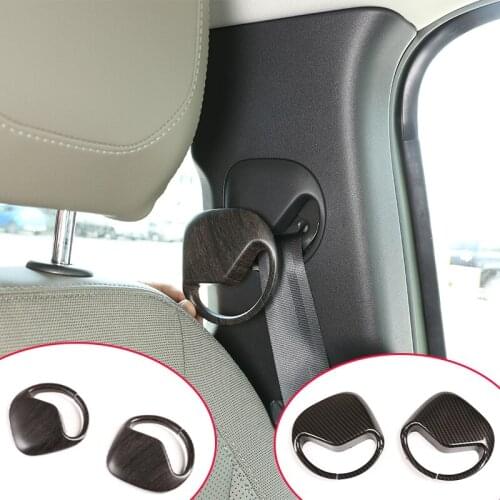 Car Seat Belt Trim For Land Rover Defender 90 110 2020-2022 ABS Accessories Car Safety Belt Cover Trim Car Decoration