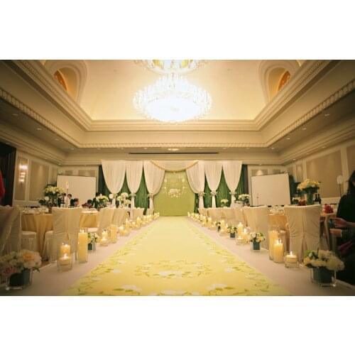 Wedding 4mx8m backdrop wedding supplies decorations fabric curtain wedding stage backdrop with Beautiful Swag