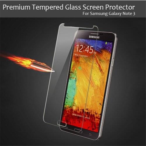 Ultra Thin Explosion Proof Premium Tempered Glass Screen Protector Anti-scratch Film For Samsung Galaxy Note 3 N9005 10pcs/lot