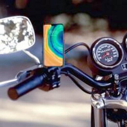 Universal Aluminum Alloy Durbale Shockproof Bike Bicycle Phone Holder Racks Motorcycle Handlebar Mount Non-Slip Moblie Phone