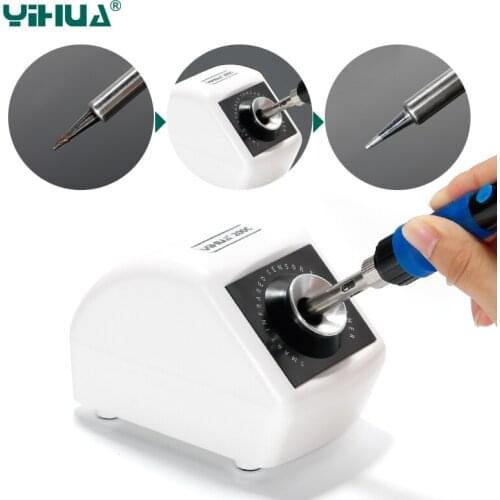 YIHUA 200C Infrared Sensor Smart Induction Soldering Iron Tip Cleaner Light Weight Iron Tips Cleaning Tool