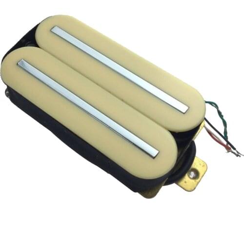 1pc 2 in 1 Pickup Neck & Bridge Pickup for Electric Guitar High Quality -Yellow