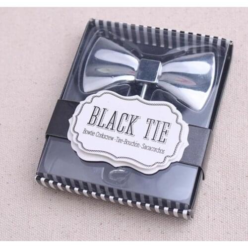 160pcs/Lot+Silver-Finished Chrome Bow-Tie Corkscrew Wedding Gift Bow Tie Bottle Opener Bridal Shower Favors+FREE SHIPPING SN1723