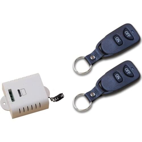 AC85V 110V 220V 250V 1CH RF Multi-function Learning Type Wireless Remote Control Switch 315/433mhz 2*Transmitter with ON/OFF
