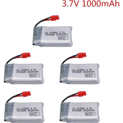 3.7V 1000mAh Battery For Syma X5HC X5HW X5UW X5UC Quadcopter Spare Parts Upgraded 102542 battery