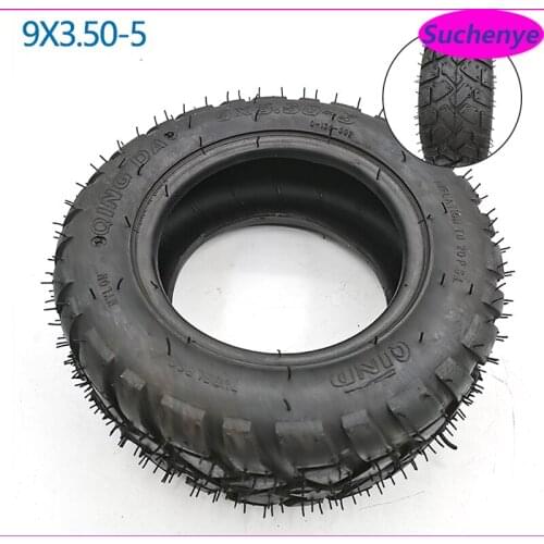 9x3.50-5 Electric Scooter Tubeless Off-Road Tire 9 Inch Vacuum Wear-resistant Wheel Tire 9*3.50-5 Snow Sweeper Tire