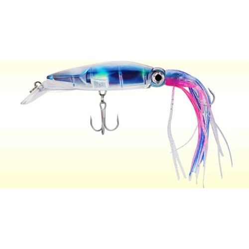1Pcs 43g 140mm Minnow Fishing Lures 0-2M Luya Fish Hard Octopus Artificial Bionic Baits For Fishing Tackle Lure Accessories