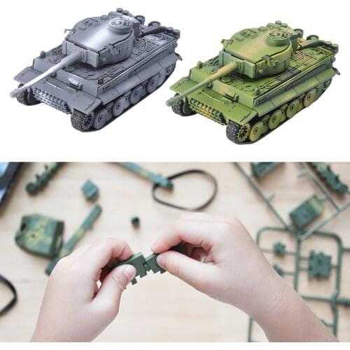 Quick-Build Plastic Mini 1:72 Scale Tank Model Panzer Tank for Boys Kids