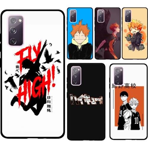 Haikyuu Hinata Anime Soft Case For Samsung Galaxy S21 Ultra S20 FE Note 9 10 20 S8 S9 S10 Plus Cover Shell