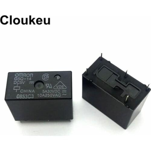 G5Q-14-DC5V 5V 10A Relay DIP5