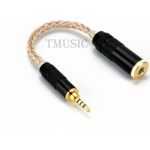 HiFi 2.5mm TRRS To 4.4mm SONY Balanced Cable Adapter OCC Audio Cable 5 Poles SONY Balance Cable