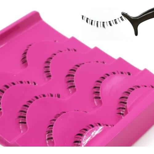 ICYCHEER 5 Pairs Lower Bottom False Eyelashes Natural Black Soft Under Fake Eye Lashes Extension Makeup Beauty Cosmetic