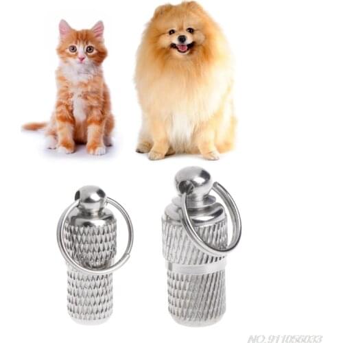 Anti Lost Barrel Tube Collar Dog Tags Pet For Pet Id Tag Name Identity Address N11 20 Dropshipping