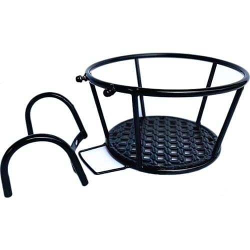 Flower Pot Fence Planters Assemble Hanging Basket Iron Art Detachable Double Hook Suspended Stand For Patio Balcony Porch