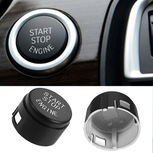 Car Engine START Button Replace Cover STOP Switch Cover for BMW 5 6 7 F01 F02 F10 F11 F12 2009-2013 61319153832