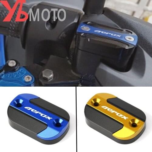 Motorcycle Scooter Front Brake Fluid Reservoir Cap Cover for AEROX 155 2021 NVX155 N-VX 155 2015-2020 Accessories