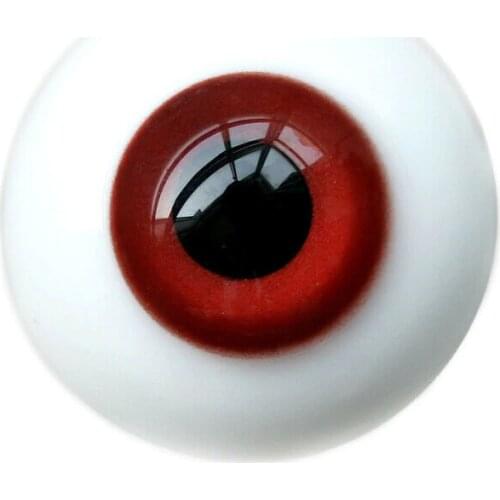 [wamami] 24mm Red Glass Eyes Eyeball BJD Doll Dollfie Reborn Making Crafts