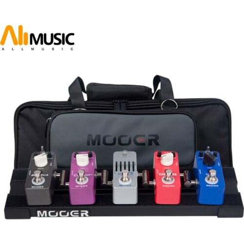 Mooer Stomplate Mini Pedal Board PB-05 Compact Size and Simple Styling Reflect the Consistent Design Concept of Mooer Product