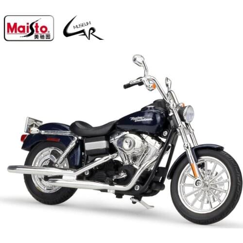 Maisto 1:12 Model Car Simulation Alloy Motorcycle Metal Toy Car Childrens Toy Gift Collection Halle 2006 FXDBI DYNA STREET BOB
