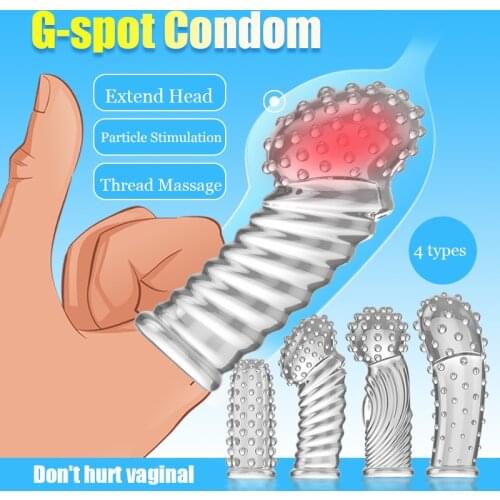 G Point Stimulation Finger Sleeves Clitoris Massage Sex Toys For Woman Gay Penis Sleeve Sex Delay Sex Tools For No Vibator