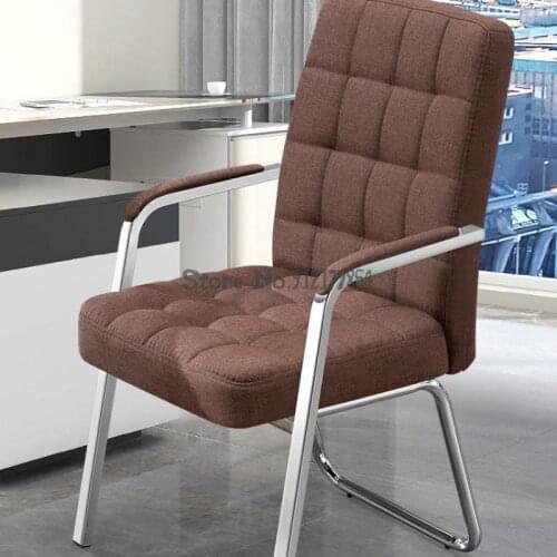 Computer Chair Home Office Chair Comfortable Sedentary Strong Elderly Mahjong Chair Back Stool Conference Room Bow Seat