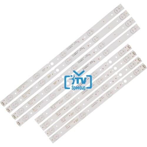40pcs LED backlight strip 4/5 lamp for LG 43"TV CRH-A4330300104L6CNRev1.0 CRH-A4330300105R6CNRev1.0 LED 43UG620V 43UJ620V