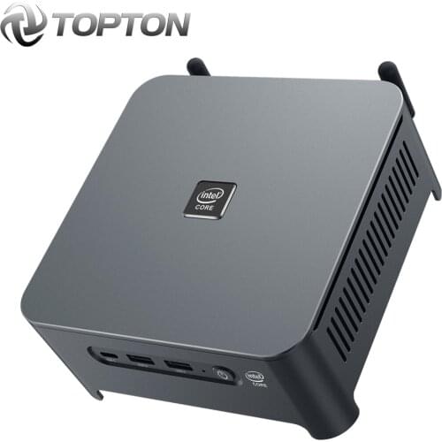 Topton 2021 Hot Sale Intel Core i5 10300H Mini Pc 4 Cores 8 Threads 2*M.2 2280 NVME DP HDMI Type-C HTPC NUC Computer AC WIFI BT