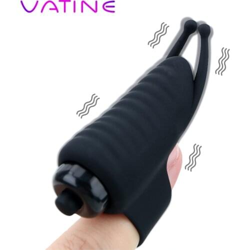 VATINE G-Spot Finger Sleeve Vibrator Bee Tentacles Clitoris Stimulation Finger Massage Sex Toys For Woman Female Masturbator