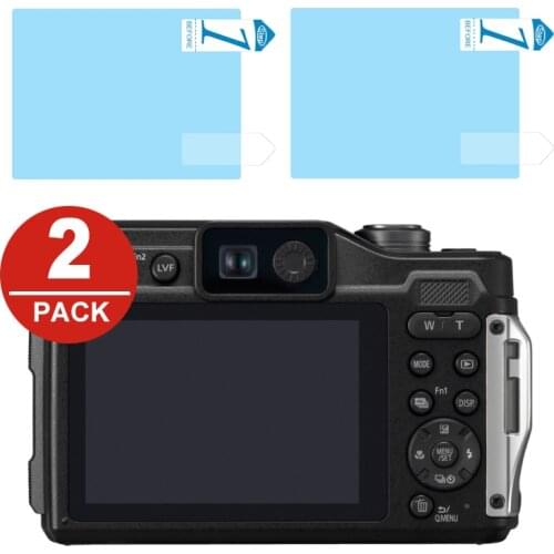 2x LCD Screen Protector Protection Film for Panasonic Lumix DC-TS7 DC-FT7 TS7 FT7 TS7K FX80 LX5 G5 GF5 GF3 GX1 FX700 GF6