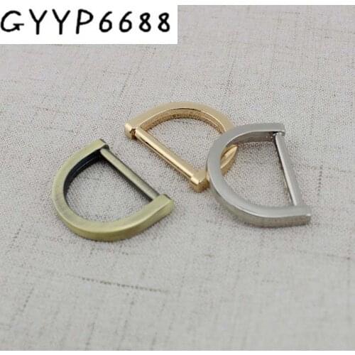 10pcs 5 colors 25mm bags' polished nickel metal Closed d ring,china DIY metal accessory online shop free shipping