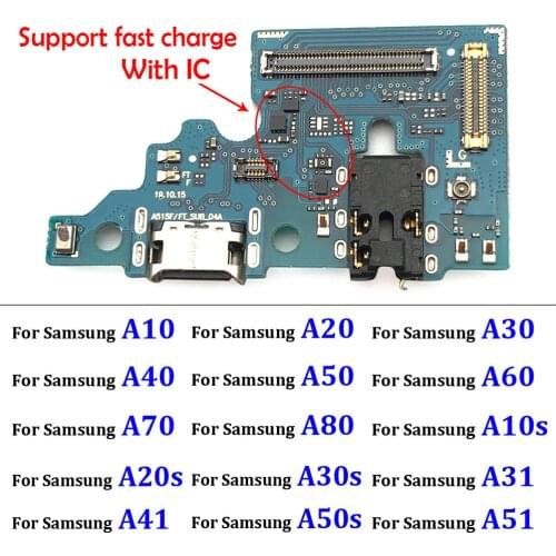 10pcs , USB Charge Port Dock Connector Charging For Samsung Galaxy A10 A20 A30 A40 A50 A70 A10S A20S A30S A50S A31 A41 A51 A71