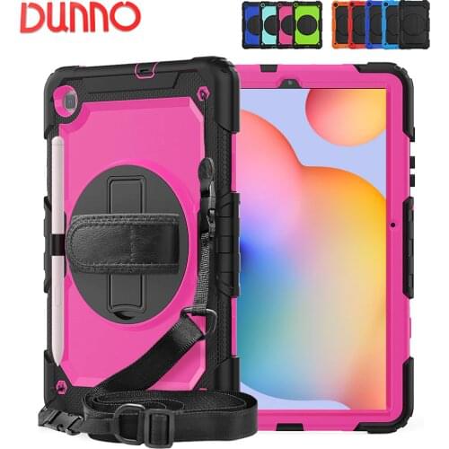 Case for 2020 Samsung Galaxy Tab S6 Lite 10.4 SM-P610 SM-P615 tablets Cover for Samsung Tab S6 Lite Case Rotate Hand Strap