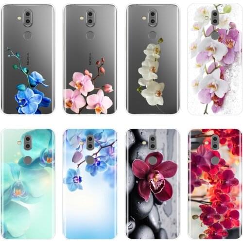 For Nokia 7.1 6.1 5.1 3.1 2.1 Case Silicone Flower Stone Floral Soft Back Cover For Nokia 7.1 6.1 5.1 3.1 2.1 Plus Phone Case