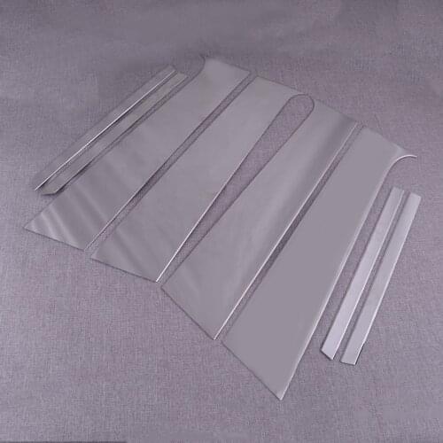 DWCX Chrome Window Pillar Post Cover Trim Molding Garnish Decoration Fit for Opel Vauxhall Mokka 2012-2014 2015 2016 2017 2018