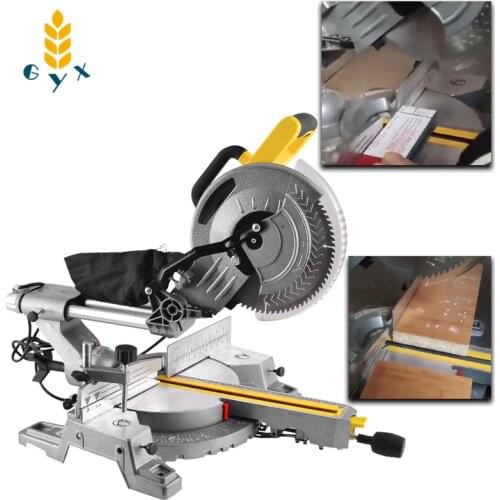 Electric Saw/Circular Saw/10 Inch Push Rod Miter Saw/Multi-Function Small Table Saw/Woodworking Wood Cutting Machine