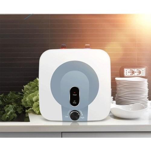 FVSTR-NVS 2.5-Gallon 110V/220v 1.5KW Electric Water Heater Hot Water Heater Boiler Wash Only(Stainless Steel) (1.5kw)-FD