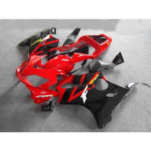 Injection mold Fairing kit for HONDA CBR600F4I 01 02 03 CBR600 F4I 2001 2002 2003 ABS Red black Fairings set+7gifts HP10