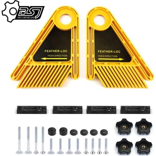 Multi-purpose Feather Loc Board Set Woodworking Engraving Machine Double Featherboards Miter Gauge Slot Woodwork DIY Tools