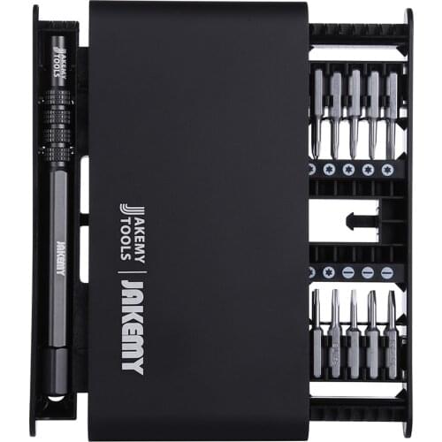 JAKEMY 21 in 1 Precision Screwdriver Set Magnetic Bit Set Screw Driver Tournevis for iPhone Mobile Phone Electronic Repair Tools Kit