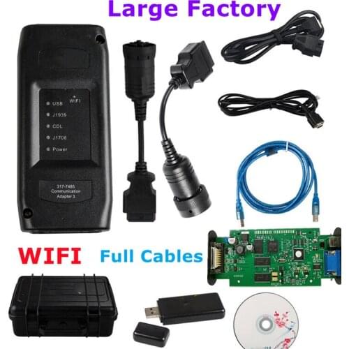 V2019 ET3 and 14PIN & 9PIN cable ET 3 For ET Adapter 3 III ET-3 CAT3 Truck Diagnosis WIFI For cat ET3 317-7485 Communication