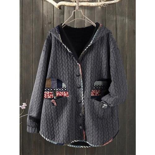 Autumn and winter plus size hooded sweater 5XL-8XL fashion womens pocket national style retro temperament sports hooded sweater